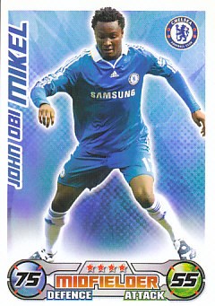 John Obi Mikel Chelsea 2008/09 Topps Match Attax #83